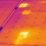 Solar panels thermal and visual inspection